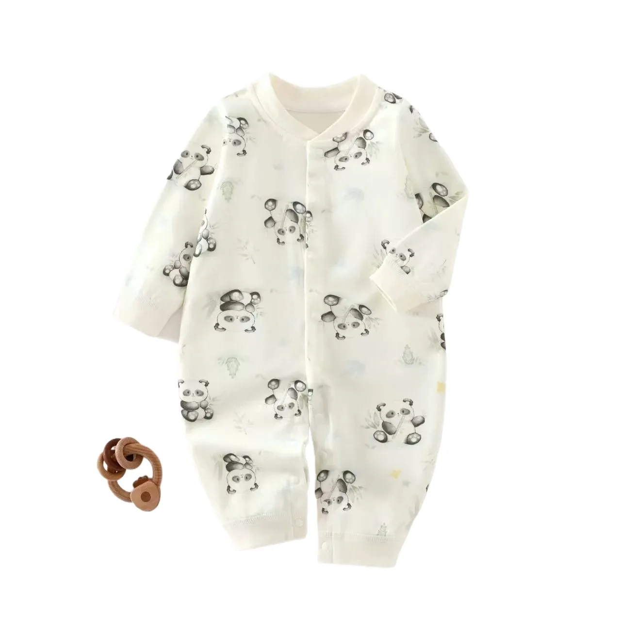 Baby Onesie Spring and Autumn Cotton Pajamas Boys Girls Baby Jumpsuit Cute Printed Bodysuit Newborn Comfortable Onesie