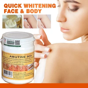 250g Abutine 3c3 Illumina e liscia la pelle Lozione per il corpo più bianca Sbiancante per il corpo Riduce le imperfezioni della pelle scura, Crema idratante 1
