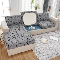 Milk silk flower sofa cushion set lazy sofa cushion dust cover combination sofa set wholesale 2
