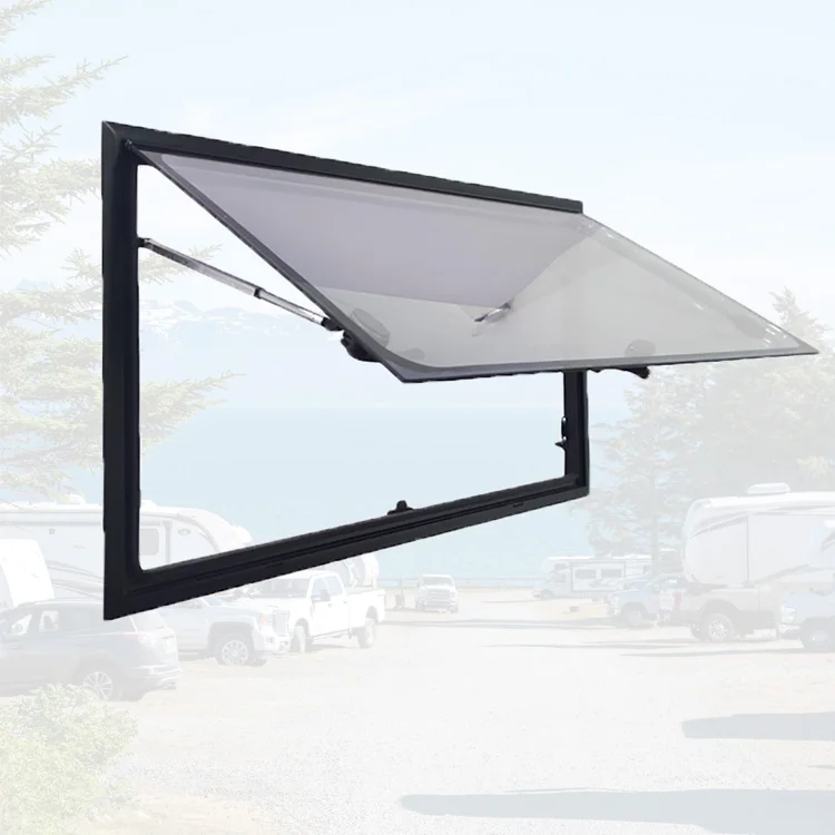 

Hot sell best quality from China factory RV parts Motorhome window 23 right angle aluminum alloy caravan window