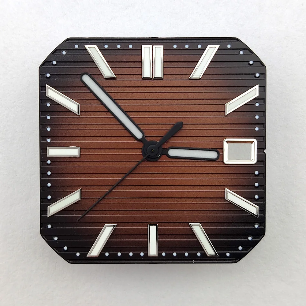 Men's Automatic Watch Kit - Square Dial, Waterproof 316L Stainless Steel Case