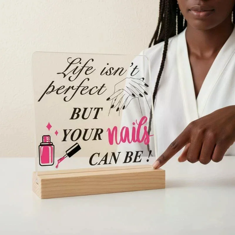 Espositore per Forme di Unghie con Base, Guida per Unghie, Supporto per Mostrare Unghie Finte, Espositore da Banco per Salone di Bellezza, Strumento per Nail Art - immagine 3
