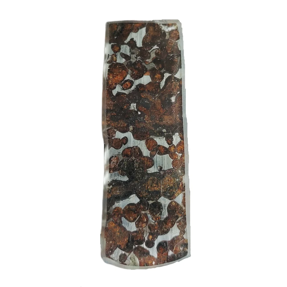 

25g SERICHO Pallasite Meteorite Natural meteorite material Sliced Olive meteorite specimen Collection - from Kenya - QA344