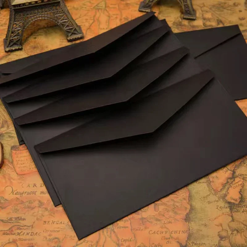 22x11cm Retro Kraft Papers 50pcs/lot Envelope for Wedding Invitations Love Letters Western Business High-grade thanks Envelopes