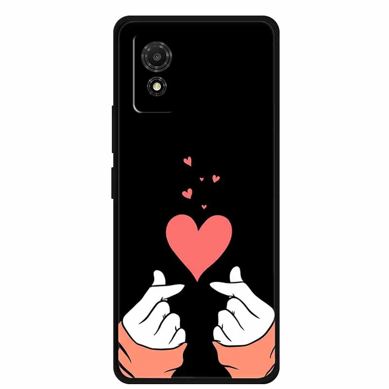Artistic Cat Silicone Protective Phone Case - Stylish & Durable Bumper Protector