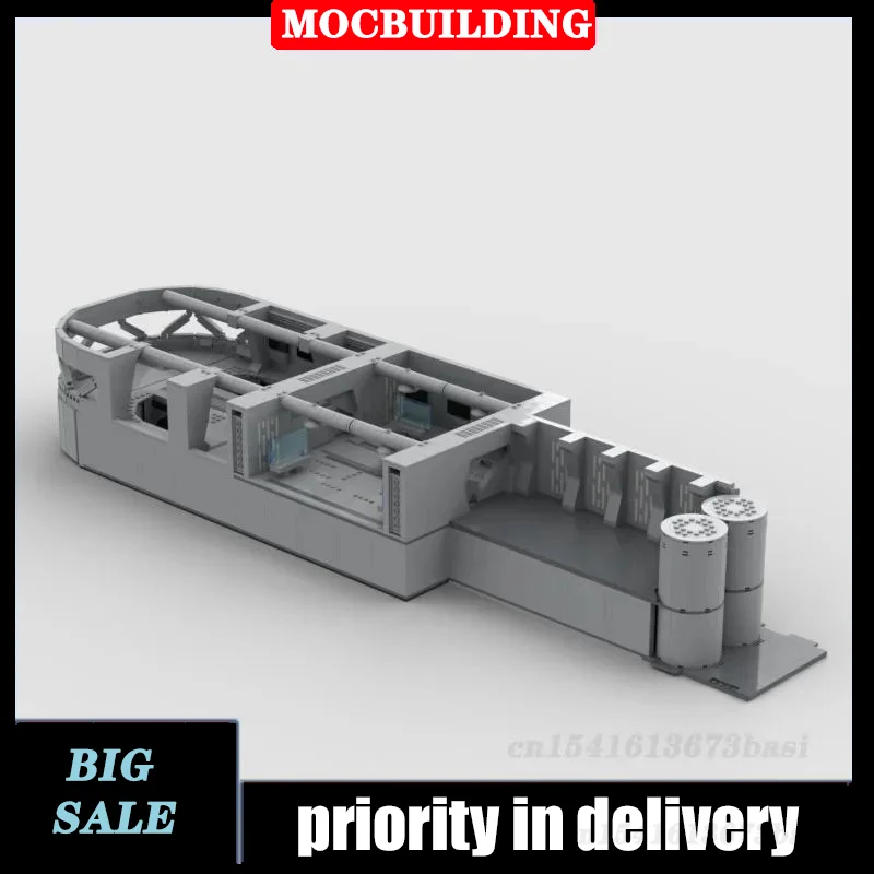 Moc Space Series Sistema Di Corridoi Modello Building Block Assembly Bridge Room Collection Toy Gift