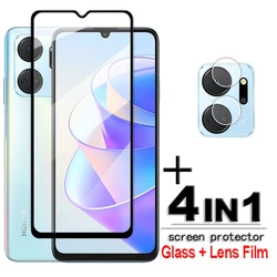 For Honor X7a Glass Honor X5 X6 X7 X8 X9 X6a X8a X7b X7a Tempered Glass 2.5D Full Cover Glue Screen Protector For Honor X7a Film