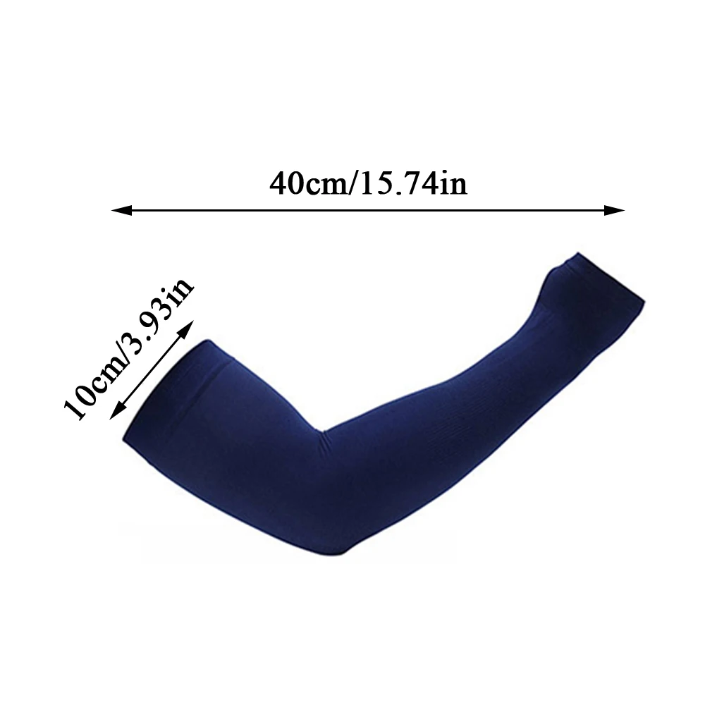 Plus Size Men's Ice Silk Sun Protection Arm Sleeves