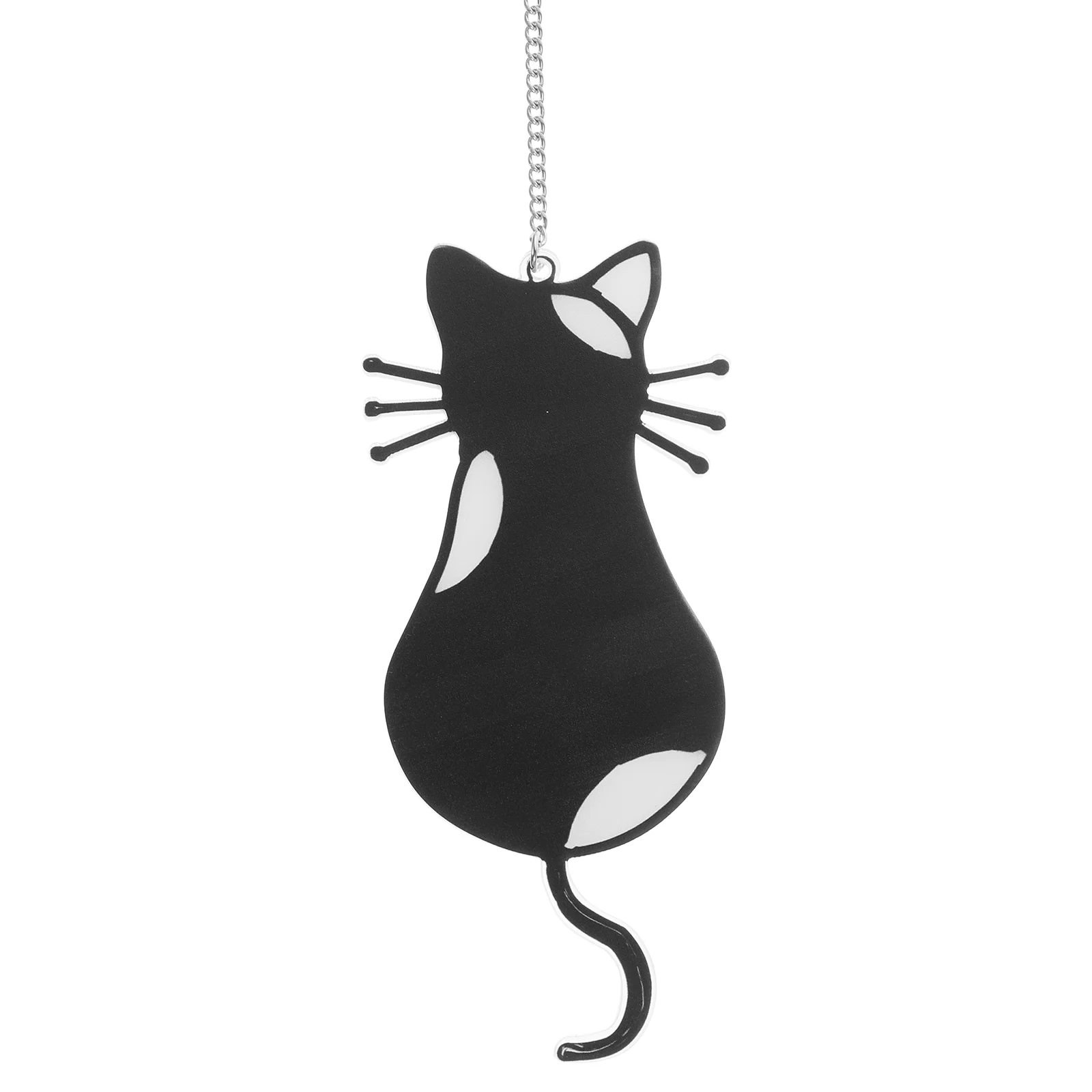 Hangings Sun Catchers Moon Pendant Window Visor Stained Glass Wall-mounted Decor Black Acrylic 2
