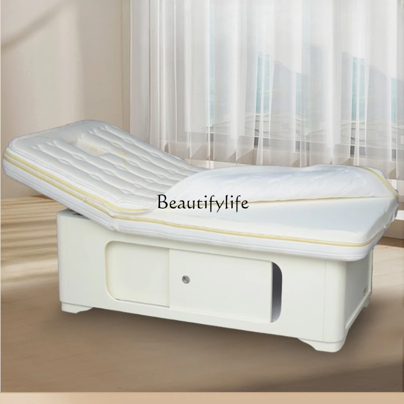 Латексная кровать для лица, Высококачественная Массажная физиотерапевтическая кровать, интеллектуальная автоматическая Массажная кровать