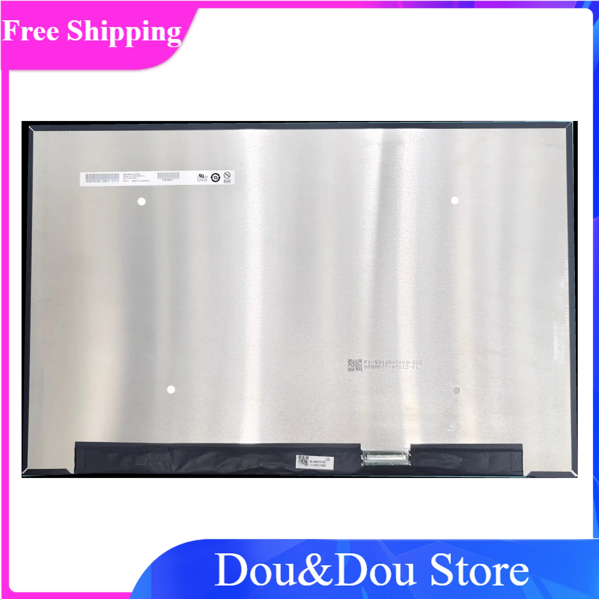 

B160UAN01.Q eDP 40-контактный 1920 × 1200 16,0 дюймовый ЖК-экран для ноутбука