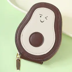 Chic Avocado - Design Mini Wallet with Ample Card Storage (Coffee)