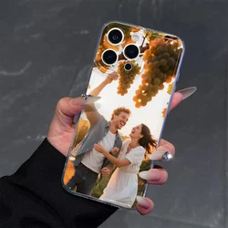 Personalized TPU Shockproof Phone Case - Customizable Protective Back Cover - iPhone 12 Mini (Clear)