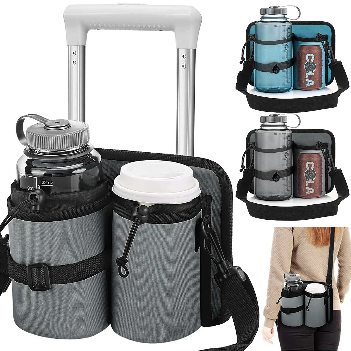 Coffee Cup Holder Strap Mugs Holder Drink Bag Storage Bags