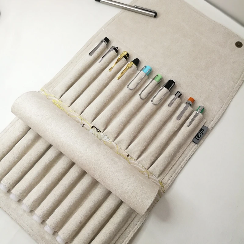 새로운 대용량 펜 케이스, 작고 신선한 디자인의 펜 케이스 20개입, 펜 보관 케이스, 보호 케이스, 여러 개의 펜 가방, 필통 (한국산)