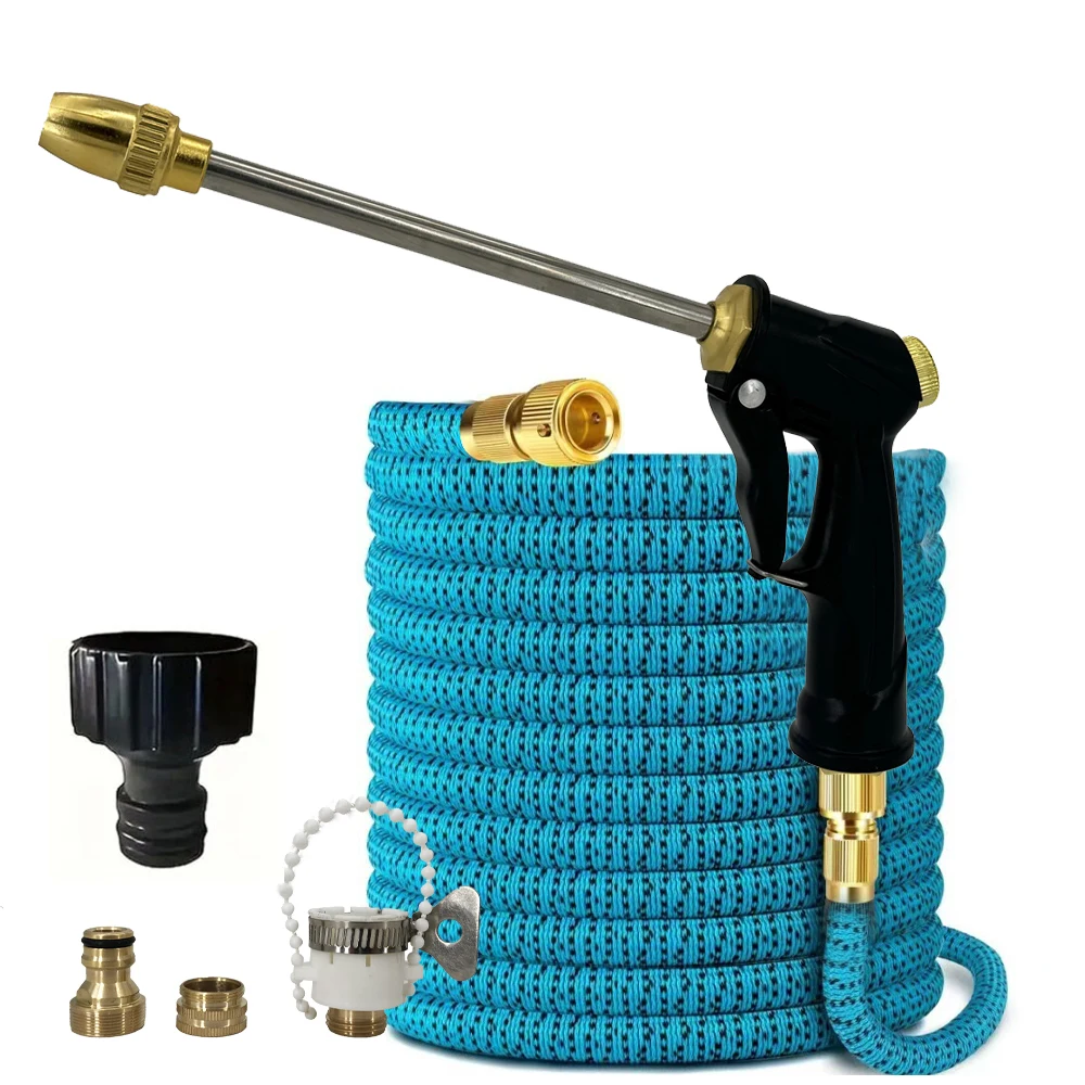 Garden Hose,High Pressure Expandable Magic Hose For Garden Watering And Cleaning, Metal Joint Sprinkler Head, Sprinkler Device