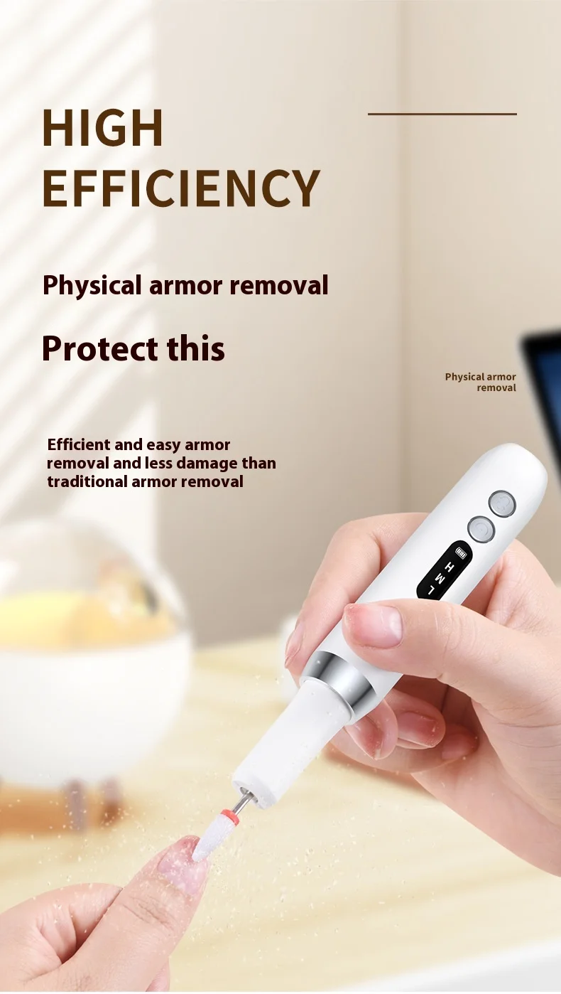 Electric Nail Drill Professional Nail File For Dead Skin Removal_voghion.com