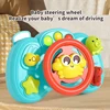 Kids Simulation Steering Wheel Toy Crab Light  Interactive Educational Children Toy Baby Stroller Steering Wheel Vocal Toys Gift 1