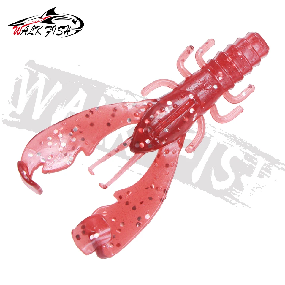 ウォークフィッシュ 5 個 TPR ザリガニルアーソフト Biat ジグ