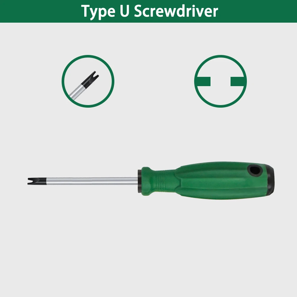 

Reliable Special Screwdriver Set Magnetic U/Y/Inner Cross/Triangle/3 Points Shaped 5 Pieces for Various Repairs