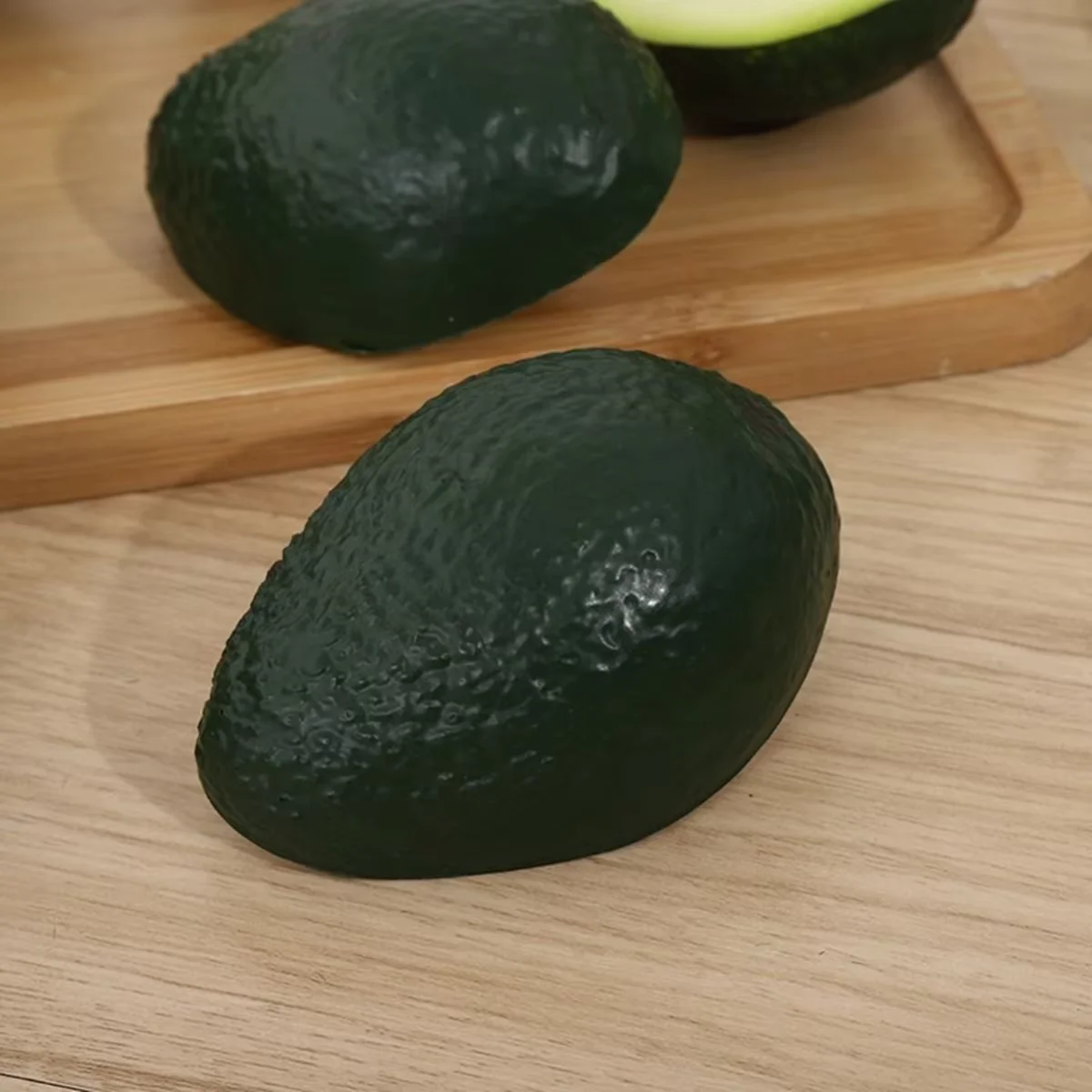 Realistic Faux Avocado Set - Decorative Kitchen & Photography Accents