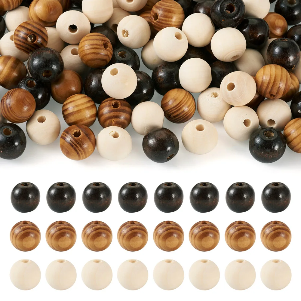 100pcs Big Hole DIY Natural Wood Beads Rondelle Wooden Spacer Beads Drum  Large Hole Beads for jewelry making Crafts Mixed Color - AliExpress