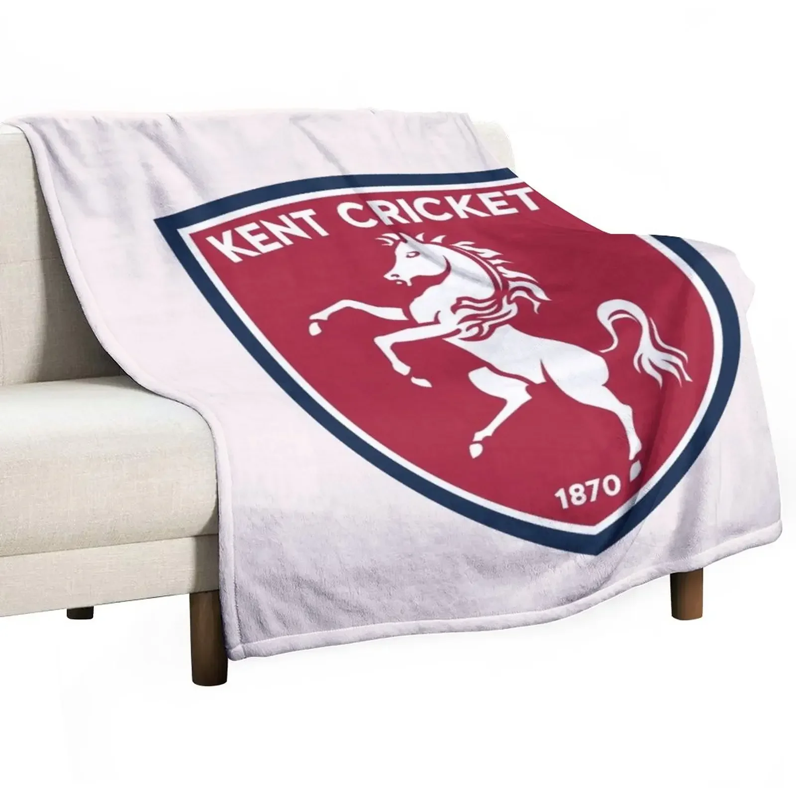 

kent County Cricket Club Throw Blanket sofa bed Decorative Sofas Soft Plaid Comforter Blankets