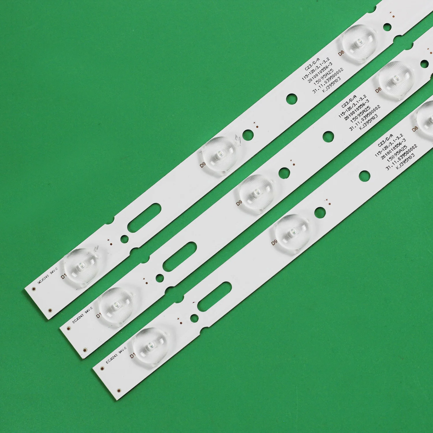 3 pcs/set LED  KJ395D10-ZC14F-01 KJ395D10-ZC14F-02 303KJ395033 TS40 D40LW1000 HD40L41A-V02 JVC LT-40N530AA 303KJ395032