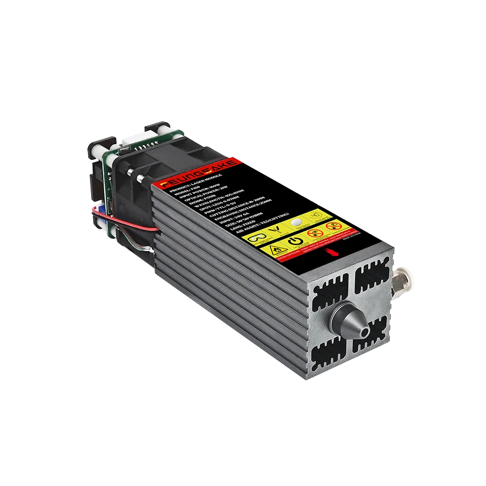 Laser Module 160W With Air Assist Optical Power 21W 4 Diode Laser Head feungsake