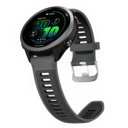 Translucent Silicone Smartwatch Strap - Multiple Width Options - 18mm (Black)