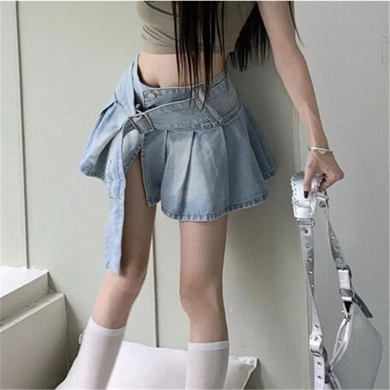 Рисунок 5 - Мини-юбка женская джинсовая Плиссированная