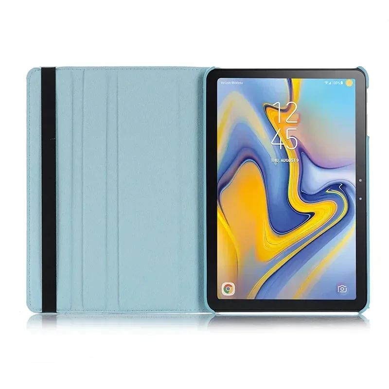 360 Degree Rotating PU Leather Flip Stand Smart Tablet Cover Shell