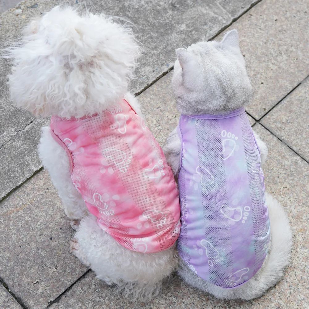 

Dog Clothes, Thin Cat Teddy Cur Fund Fur Pet Vest, Summer Fashion
