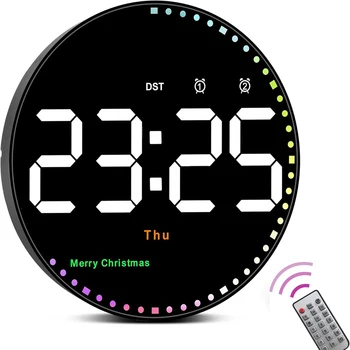 10-Inch Colorful LED Calendar Clock 1