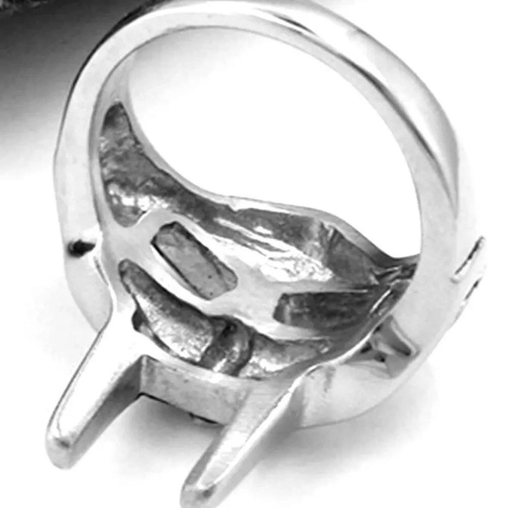 Finger Ring Opening Ring Adjustable Rings Vintage Goth Mf Doom Mask Adjustable Joint Ring For Men Gladiator Punk Egyptian Pharaoh Male Open Ring Jewelry