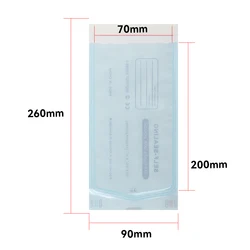 Premium Disposable Self-Sealing Sterilization Pouches - Multi-Size Self-Adhesive Clean Bags for Tattoo Accessories and Supplies (10/20 Pack) (90x260MM-20pcs)