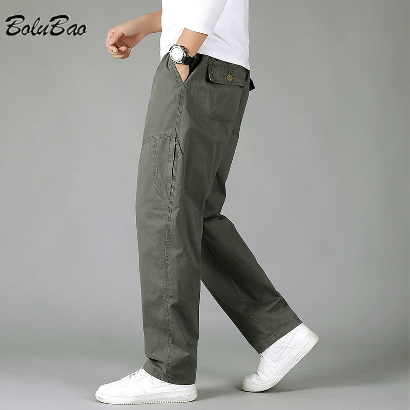 

BOLUBAO 20220 NEW Men's Casual Pants High Quality Design Simple Overalls Four Seasons Trousers Men