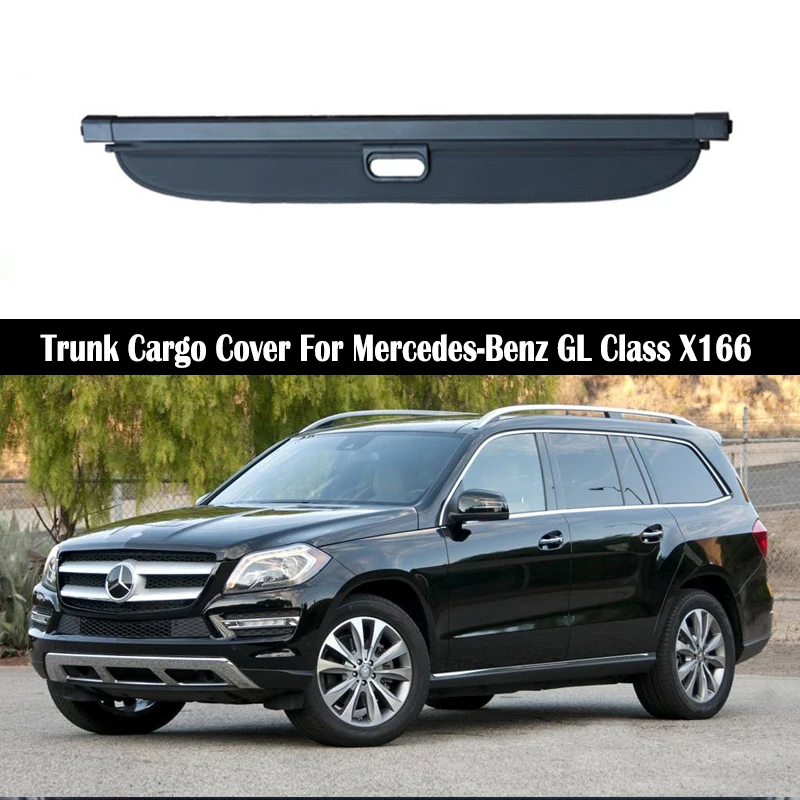 MOTOS Tapis De Coffre Caoutchouc Pour Mercedes GLS X166 2015-2019 - Noir Antidérapant - Protection Tous Temps