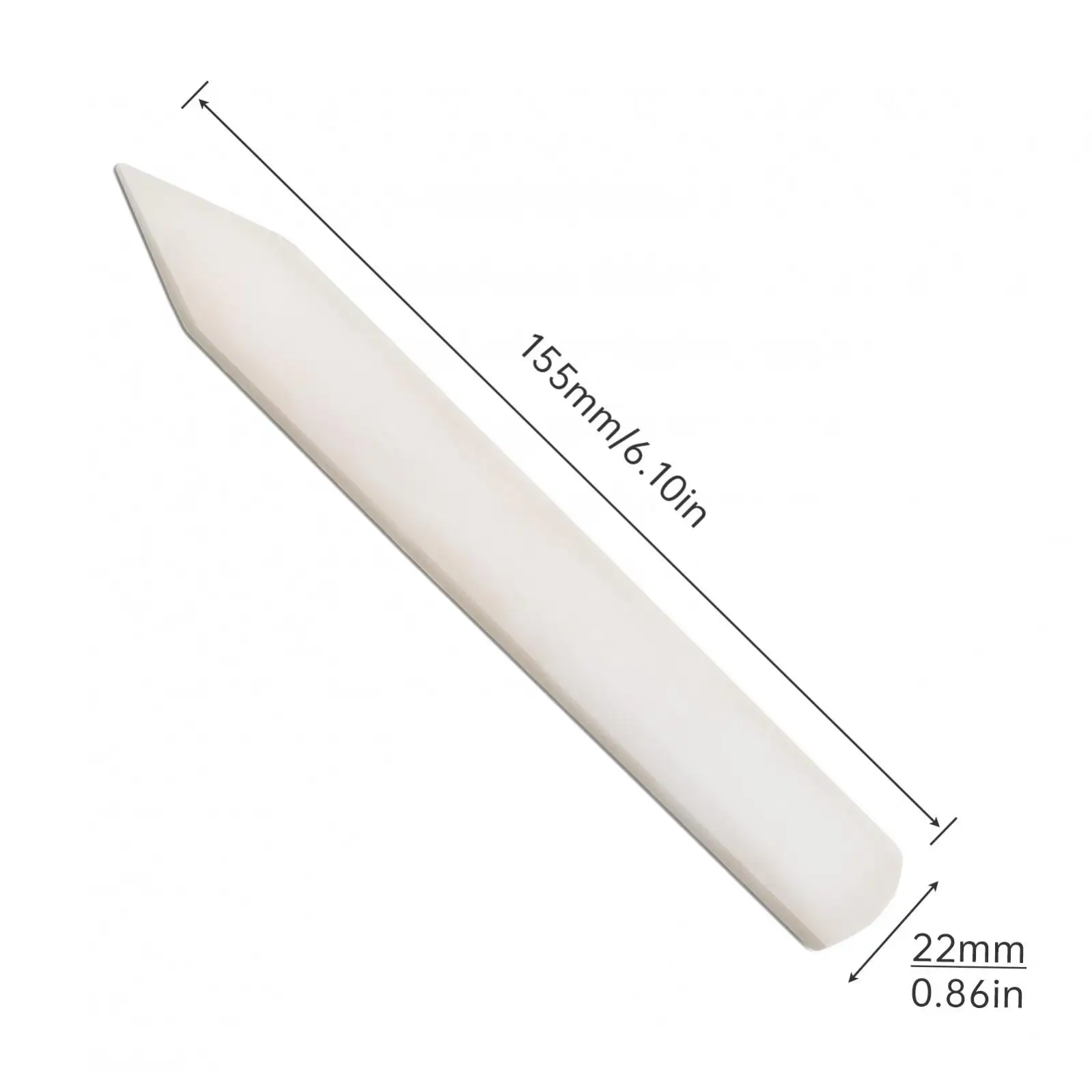 Genuine Bone Folders Leather Tools For Scoring Folding Creasing Paper Edge Bookbinding Stain Removing Scraper Creaser Tool