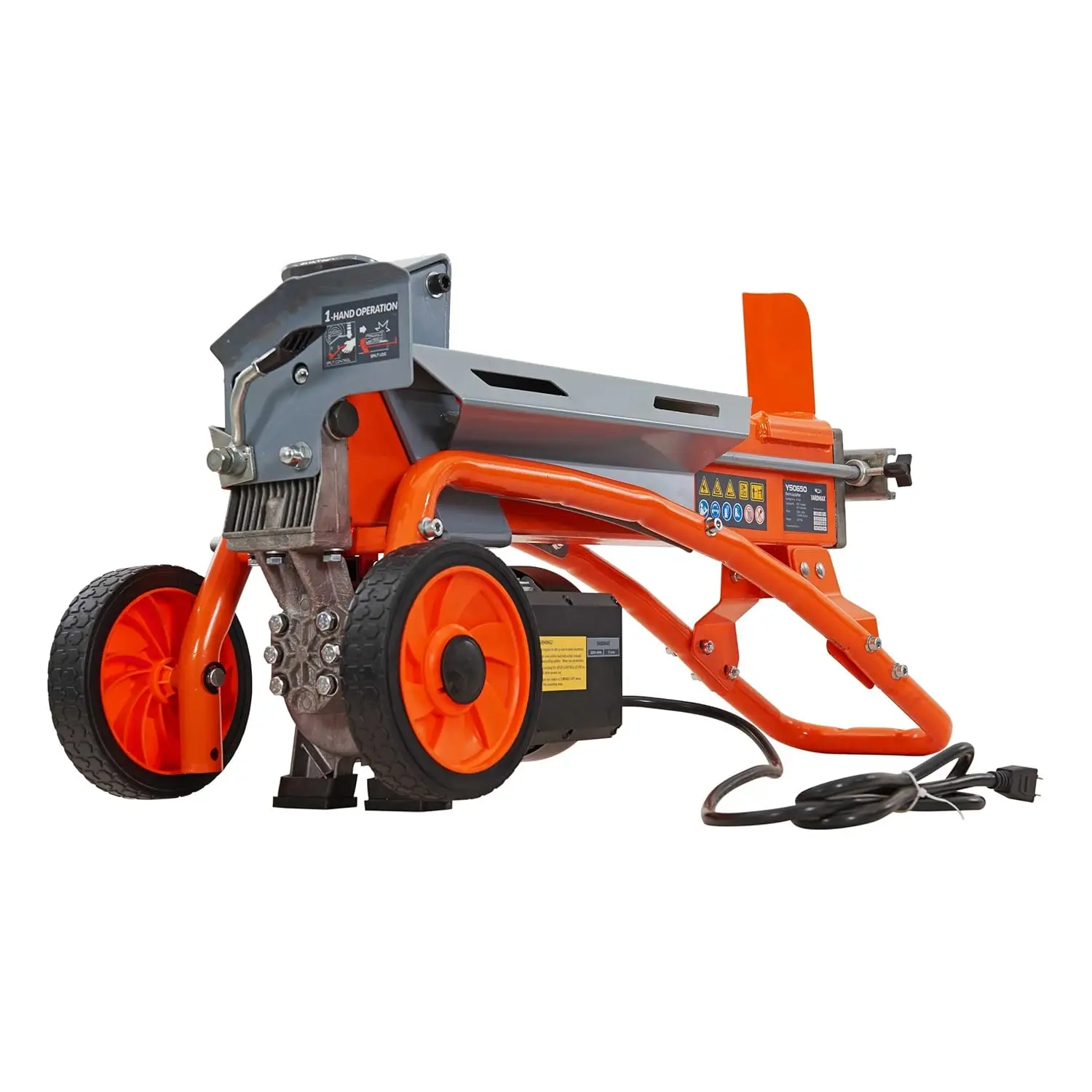 6.5 TonElectric Log Splitter High Power Lightweight Easy To Manipulate and Operate for Strength Speed and Durability of High-end