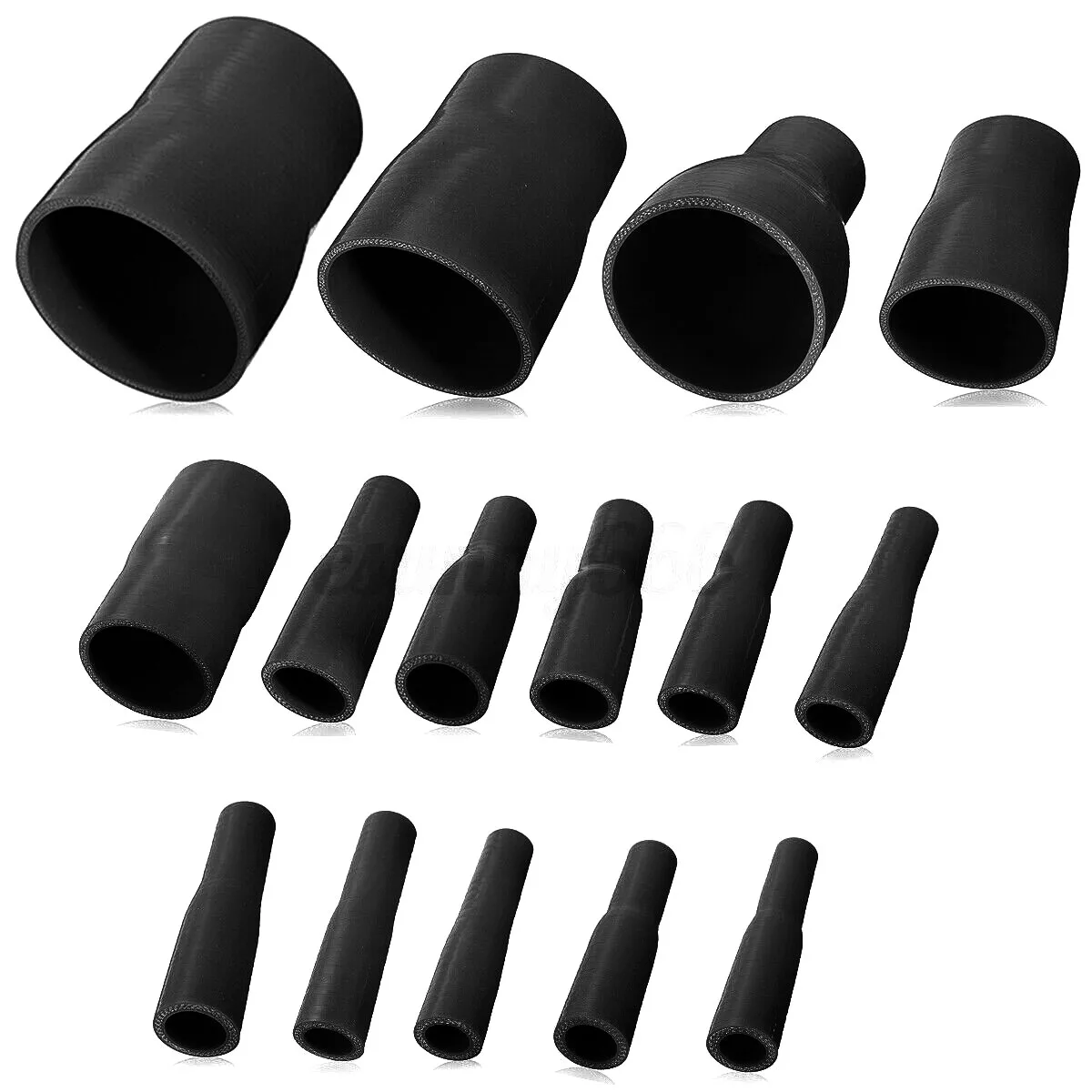 ID 19/22/28/32/38/45/63/76/102mm Straight Reducer Hose Intercooler Turbo Intake Coupler Pipe Tubing Universal Silicone