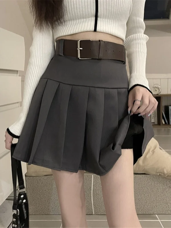 

A-line Skirt Women's Pleated Skirt Skirt Fashion High Waist Short Skirt Skirt Ropa Mujer Mini Skirts Clothes for Women