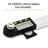 200mm Electronic Protractor Stainless Steel Digital Angle Ruler Inclinometer Angle Finder Digital Angle Gauge Measuring Ruler 3
