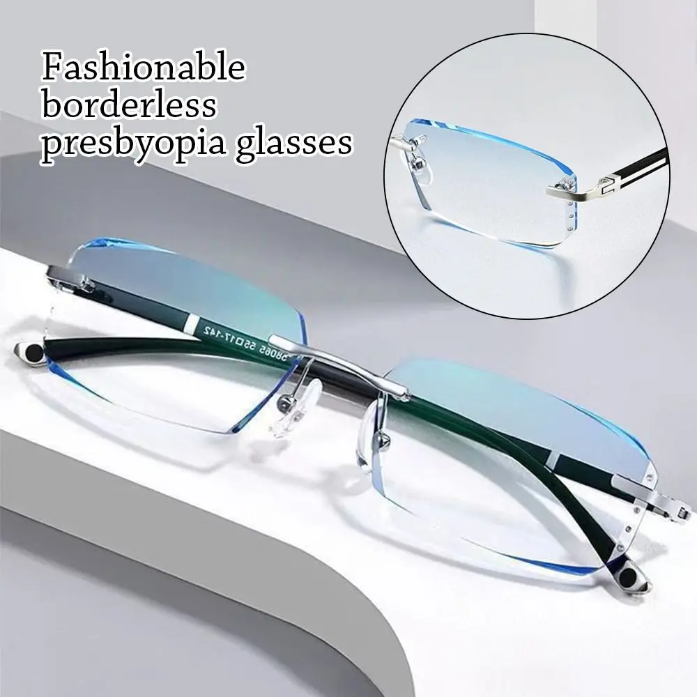 Ultralight Rimless Vintage Anti-Blue Light Reading Glasses