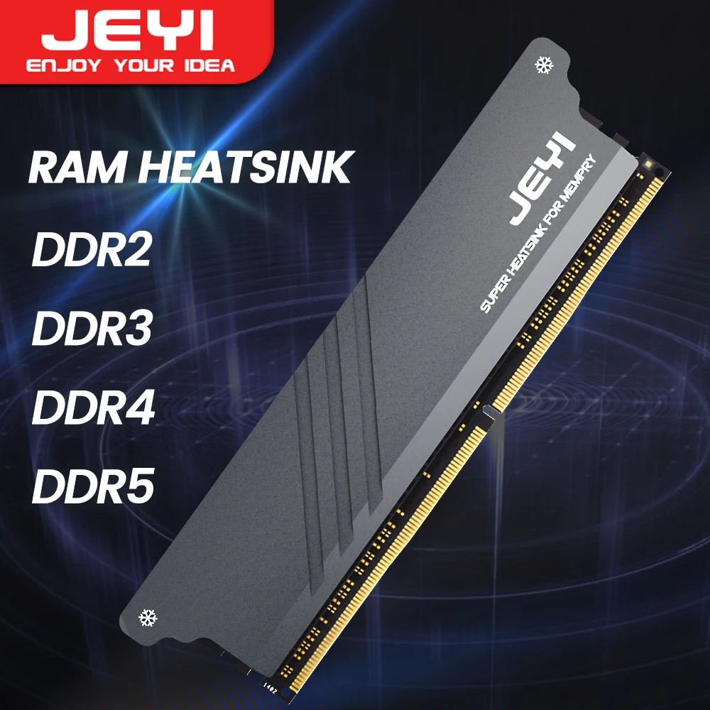 Aluminium RAM Heat Sink Spreader For DDR3 DDR4 DDR5 Heatsink Radiator