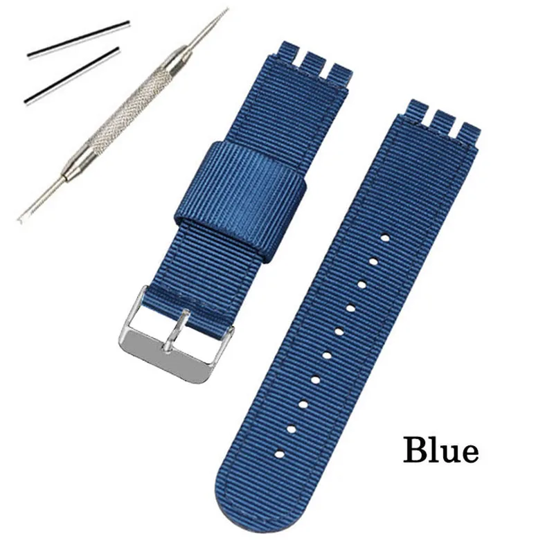 Durable Nylon Canvas Watch Strap - Soft and Comfortable Universal Wristband Replacement in Multiple Sizes