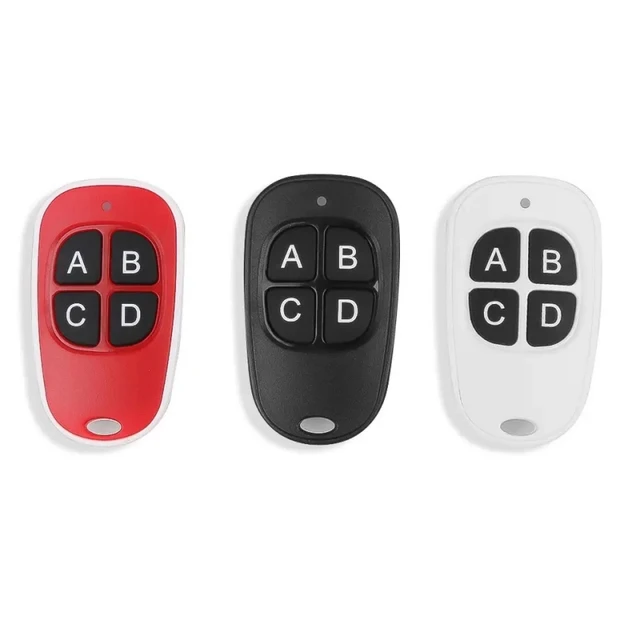 Universal 433MHz Remote Control Garage Door Opener Wireless Transmitter 4 Keys Duplicator Clone Electric Door Key Copy Remote 5