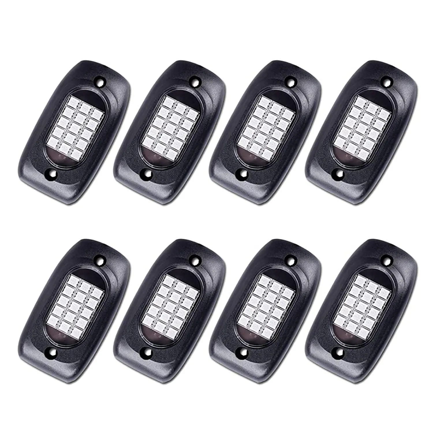 

Светодиодный Rock Lights-Разноцветные RGB подсвечивающие неоновые огни 8 подставок, водонепроницаемый музыкальный режим для Jeep Truck Car UTV ATV SUV