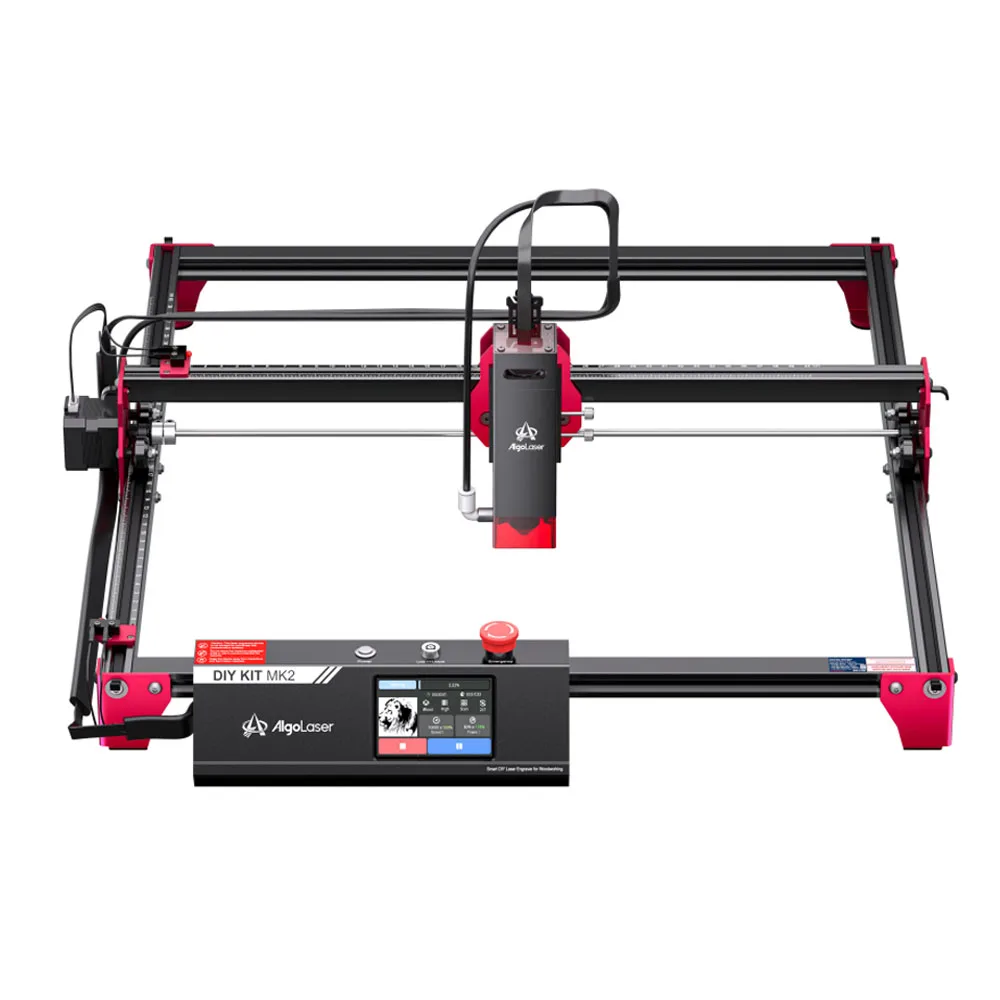 AlgoLaser CNC Lasergravierer Gravurschneider Schnitzmaschine Schnitzer DIY 10W Laser Logo Mark Drucker für Metall Holz Gravur