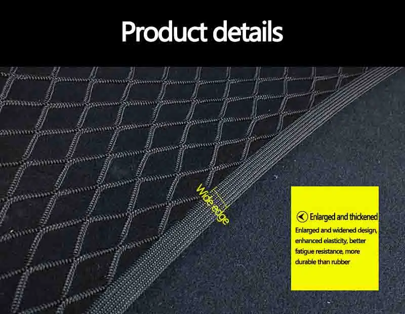 For Nissan Pathfinder R53 2022~2025 Car Trunk Network Mesh Luggage Fixed Hook Elastic Storage Cargo Net Organize Car Accessories S351e5053d2d24122b342f2b28bcf9084K